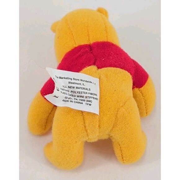 Vth MATTEL Walt Disney Winnie the Pooh Plush Stuffed Bear 11” W/ 3" Mini Pooh - Picture 11 of 12